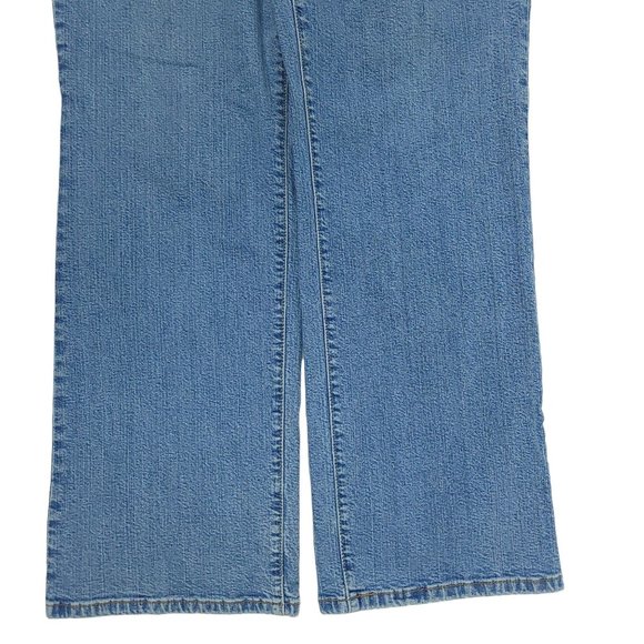 Levis 550 Relaxed Boot Cut Jeans Womens Size 16 M Light Wash Denim High Rise - Picture 8 of 13